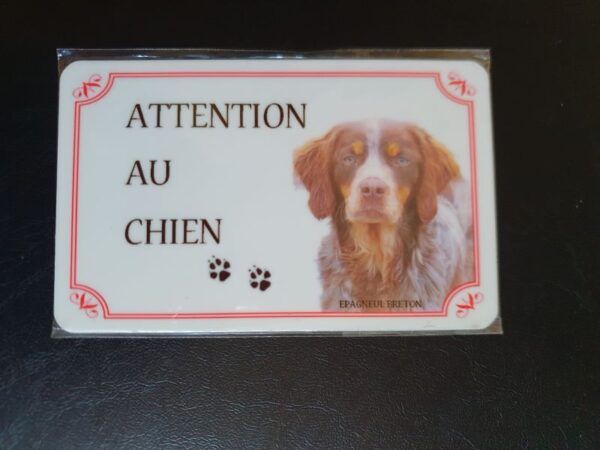 Plaque de garde en alu races de chiens