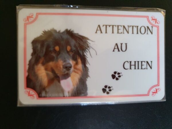 Plaque de garde en alu races de chiens berger australien